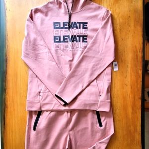 Pale Pink Jogger Sweatsuit